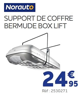 Promotions Support de coffre bermude box lift - Norauto - Valide de 25/05/2023 à 31/03/2024 chez Auto 5