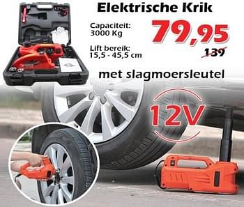 Promoties Elektrische krik - Huismerk - Itek - Geldig van 29/05/2023 tot 30/06/2023 bij Itek