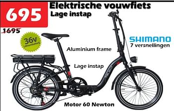 Promoties Elektrische vouwfiets - Huismerk - Itek - Geldig van 29/05/2023 tot 30/06/2023 bij Itek