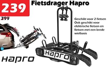 Promoties Fietsdrager hapro - Hapro - Geldig van 29/05/2023 tot 30/06/2023 bij Itek