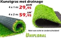 Kunstgras met drainage-Unifloral 