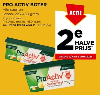 Promoties Pro activ boter original - Pro-Activ - Geldig van 31/05/2023 tot 06/06/2023 bij Jumbo