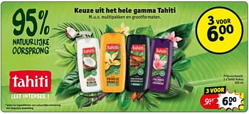 Promotions Tahiti kokos - Palmolive Tahiti - Valide de 30/05/2023 à 11/06/2023 chez Kruidvat