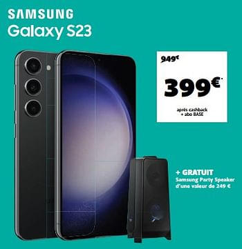 Promoties Samsung galaxy s23 - Samsung - Geldig van 30/05/2023 tot 29/06/2023 bij Base