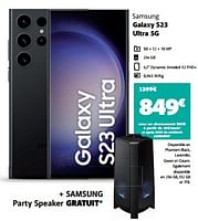 Promotions Samsung galaxy s23 ultra 5g - Samsung - Valide de 30/05/2023 à 29/06/2023 chez Base
