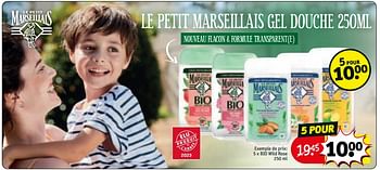 Promotions Le petit marseillais gel douche bio wild rose - Le Petit Marseillais - Valide de 30/05/2023 à 11/06/2023 chez Kruidvat