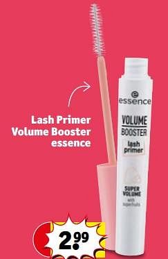 Promoties Lash primer volume booster essence - Essence - Geldig van 30/05/2023 tot 11/06/2023 bij Kruidvat