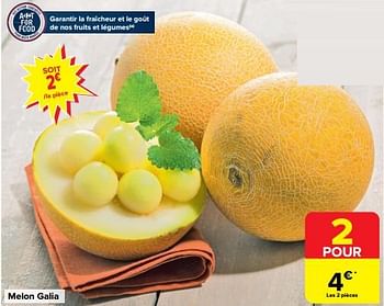 Promotions Melon galia - Produit maison - Carrefour  - Valide de 31/05/2023 à 06/06/2023 chez Carrefour