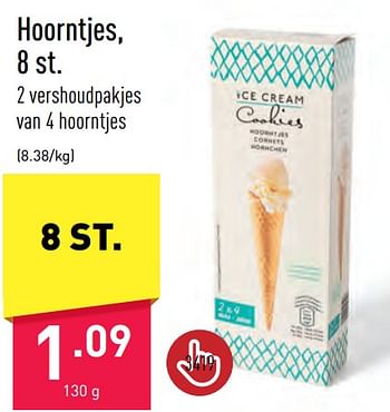 Promoties Hoorntjes - Huismerk - Aldi - Geldig van 09/06/2023 tot 16/06/2023 bij Aldi