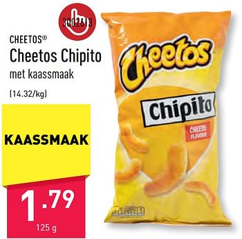 Promoties Cheetos chipito - Cheetos  - Geldig van 09/06/2023 tot 16/06/2023 bij Aldi