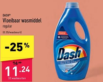 Promoties Vloeibaar wasmiddel - Dash - Geldig van 05/06/2023 tot 16/06/2023 bij Aldi