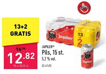 Promoties Pils - Jupiler - Geldig van 09/06/2023 tot 16/06/2023 bij Aldi