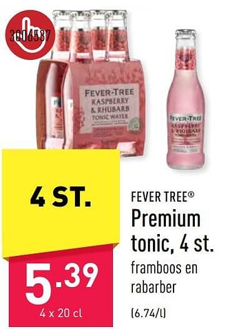 Promoties Premium tonic - Fever Tree - Geldig van 09/06/2023 tot 16/06/2023 bij Aldi