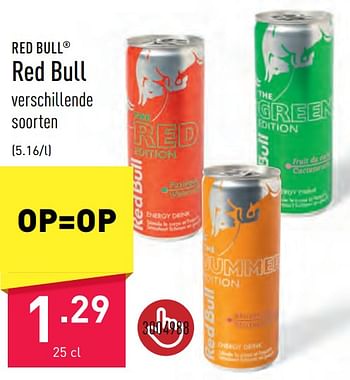 Promotions Red bull - Red Bull - Valide de 09/06/2023 à 16/06/2023 chez Aldi
