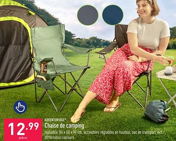 Promotions Chaise de camping - Adventuridge - Valide de 10/06/2023 à 16/06/2023 chez Aldi