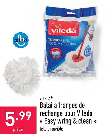 Promotions Balai à franges de rechange pour vileda easy wring + clean - Vileda - Valide de 07/06/2023 à 16/06/2023 chez Aldi