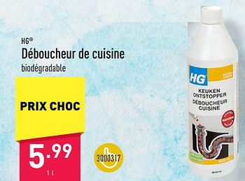 Promotions Déboucheur de cuisine - HG - Valide de 07/06/2023 à 16/06/2023 chez Aldi