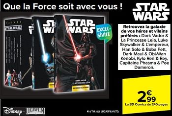 Promotions La bd comics - Star Wars - Valide de 31/05/2023 à 12/06/2023 chez Carrefour