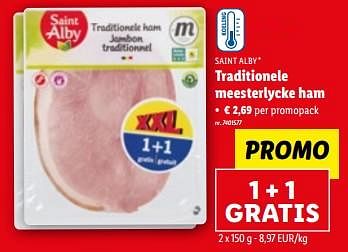 Promoties Traditionele meesterlycke ham - Saint Alby - Geldig van 07/06/2023 tot 13/06/2023 bij Lidl