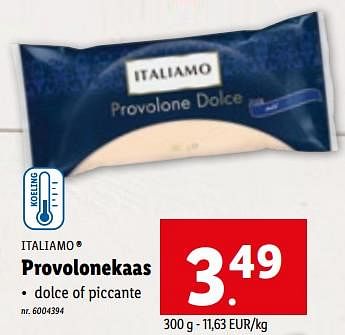 Promotions Provolonekaas - Italiamo - Valide de 07/06/2023 à 13/06/2023 chez Lidl