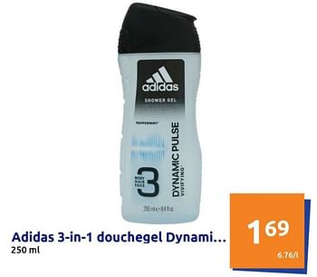 Promoties Adidas 3-in-1 douchegel dynami - Adidas - Geldig van 31/05/2023 tot 06/06/2023 bij Action
