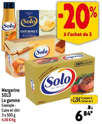 Promoties Margarine solo - Solo - Geldig van 31/05/2023 tot 06/06/2023 bij Smatch