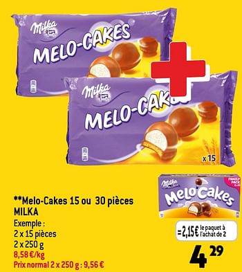 Promotions Melo-cakes milka - Milka - Valide de 31/05/2023 à 06/06/2023 chez Smatch