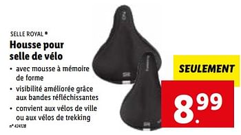 Promoties Housse pour selle de vélo - Selle Royal - Geldig van 07/06/2023 tot 13/06/2023 bij Lidl