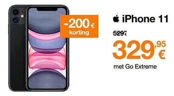 Promotions Apple iphone 11 - Apple - Valide de 01/06/2023 à 12/06/2023 chez Orange
