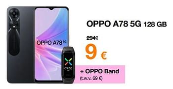 Promoties Oppo a78 5g 128 gb - Oppo - Geldig van 01/06/2023 tot 12/06/2023 bij Orange