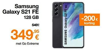 Promoties Samsung galaxy s21 fe 128 gb - Samsung - Geldig van 01/06/2023 tot 12/06/2023 bij Orange