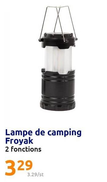 Promotions Lampe de camping froyak - Froyak - Valide de 31/05/2023 à 06/06/2023 chez Action
