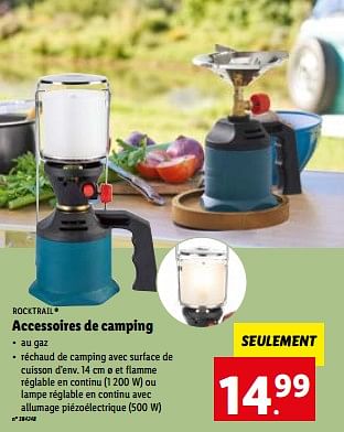 Promoties Accessoires de camping - Rocktrail - Geldig van 07/06/2023 tot 13/06/2023 bij Lidl