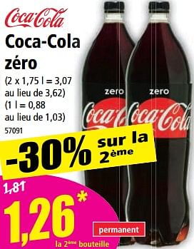 Promotions Coca-cola zéro - Coca Cola - Valide de 07/06/2023 à 14/06/2023 chez Norma