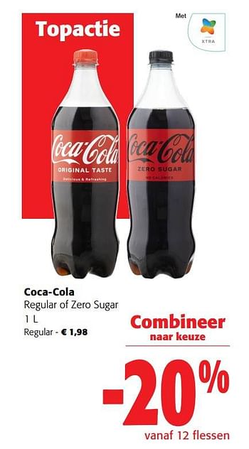 Promoties Coca-cola regular - Coca Cola - Geldig van 31/05/2023 tot 13/06/2023 bij Colruyt