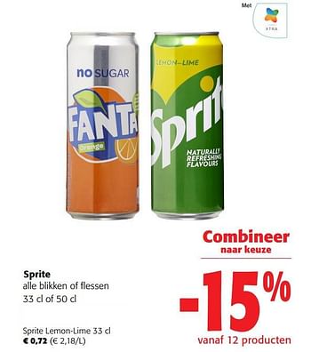 Promoties Sprite lemon-lime - Sprite - Geldig van 31/05/2023 tot 13/06/2023 bij Colruyt