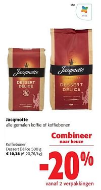 Jacqmotte koffiebonen dessert délice-JACQMOTTE