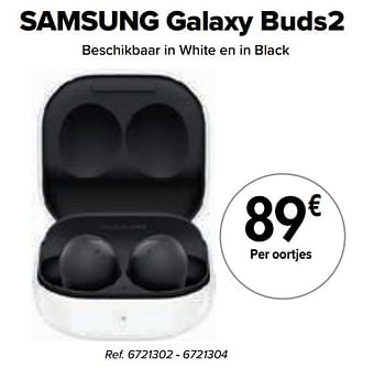 Promotions Samsung galaxy buds2 - Samsung - Valide de 30/05/2023 à 30/06/2023 chez Carrefour