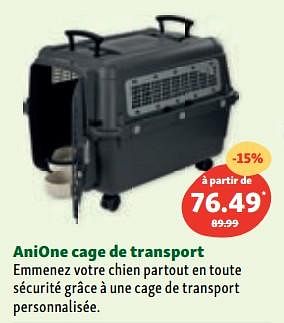 Promotions Anione cage de transport - Anione - Valide de 07/06/2023 à 14/06/2023 chez Maxi Zoo