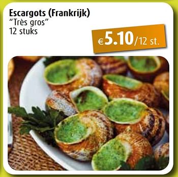 Promoties Escargots - Huismerk - Aronde - Geldig van 30/05/2023 tot 01/07/2023 bij Aronde