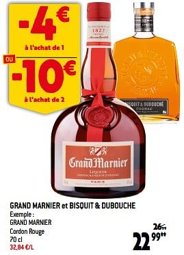 Promotions Grand marnier cordon rouge - Grand Marnier - Valide de 31/05/2023 à 06/06/2023 chez Match