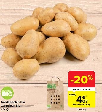 Promoties Aardappelen bio carrefour bio - Huismerk - Carrefour  - Geldig van 31/05/2023 tot 12/06/2023 bij Carrefour