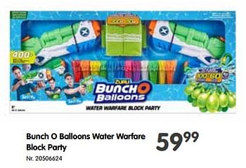 Promoties Bunch o balloons water warfare block party - Zuru - Geldig van 31/05/2023 tot 13/06/2023 bij Fun