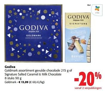 Promoties Godiva goldmark - Godiva - Geldig van 31/05/2023 tot 13/06/2023 bij Colruyt
