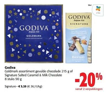 Promoties Godiva signature - Godiva - Geldig van 31/05/2023 tot 13/06/2023 bij Colruyt
