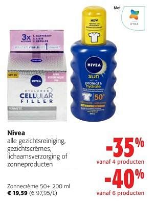 Promoties Nivea zonnecrème - Nivea - Geldig van 31/05/2023 tot 13/06/2023 bij Colruyt