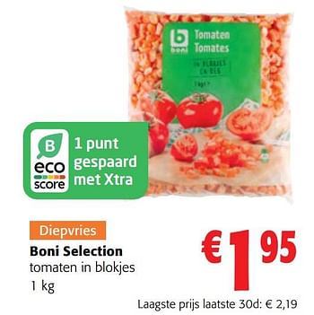 Promoties Boni selection tomaten in blokjes - Boni - Geldig van 31/05/2023 tot 13/06/2023 bij Colruyt