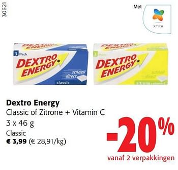 Promoties Dextro energy classic - Dextro Energy - Geldig van 31/05/2023 tot 13/06/2023 bij Colruyt
