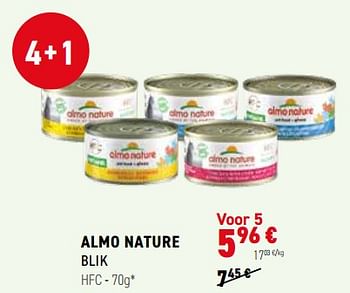 Promoties Almo nature blik - Almo Nature - Geldig van 31/05/2023 tot 11/06/2023 bij Tom&Co