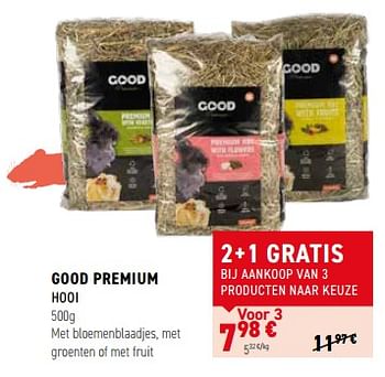 Promoties Good premium hooi - Good - Geldig van 31/05/2023 tot 11/06/2023 bij Tom&Co